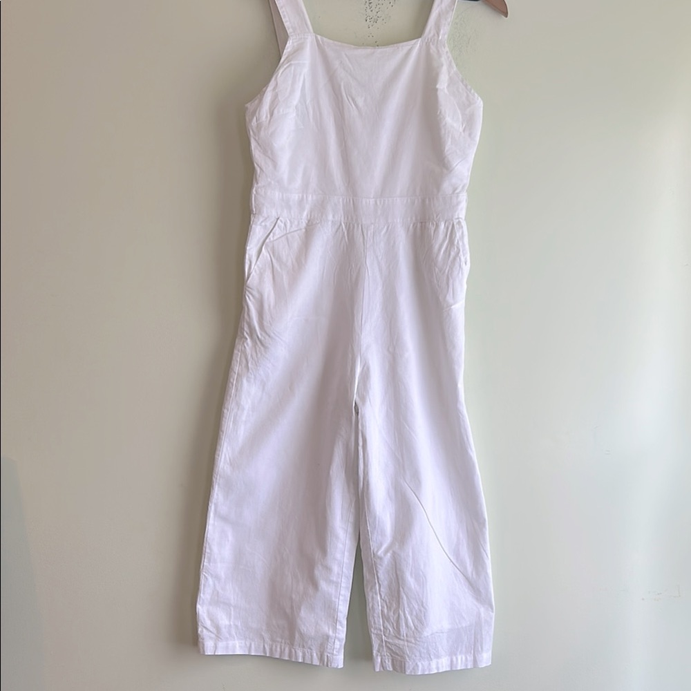 Tee Ink Wide Leg Linen Blend Jumpsuit